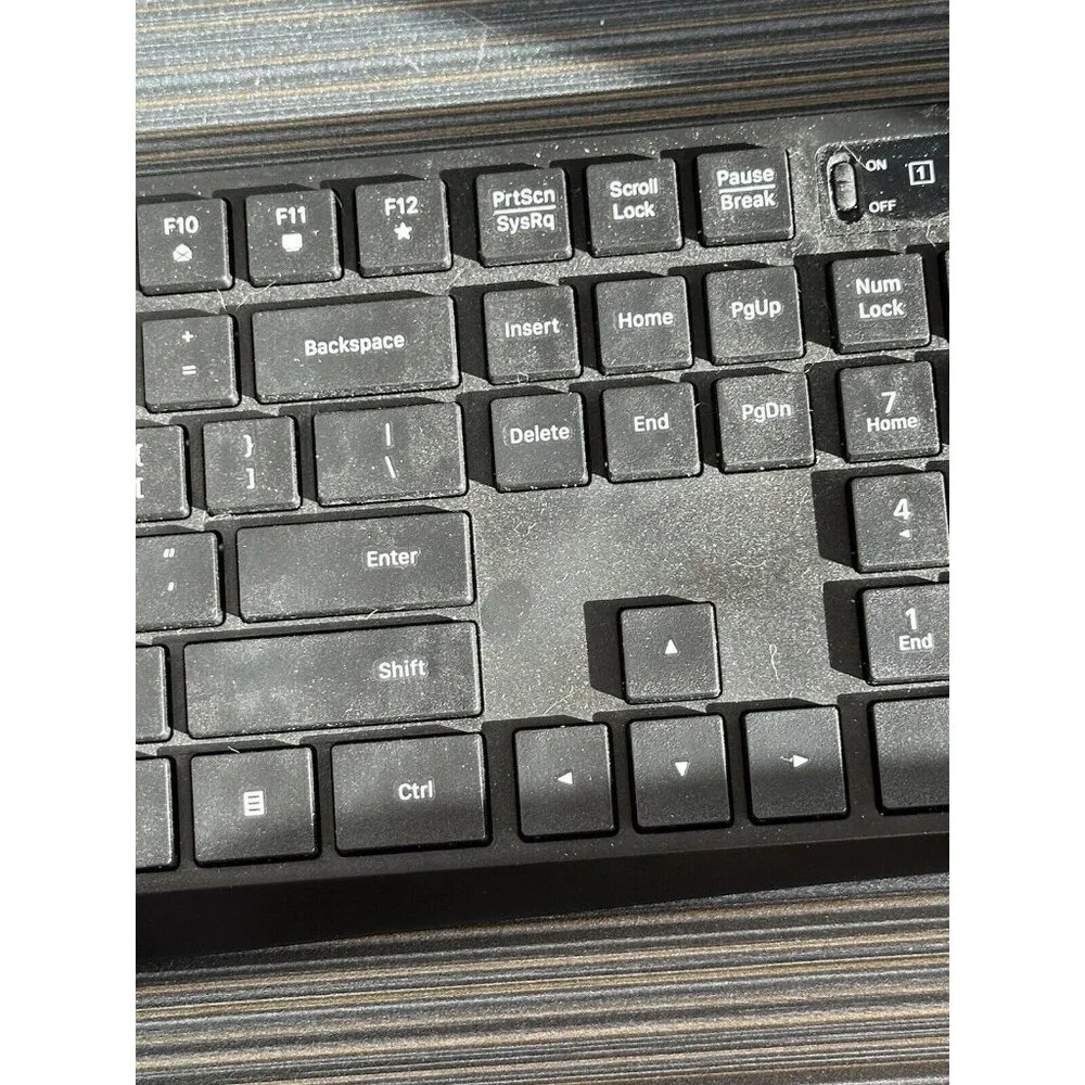 Vic Tech CA Wireless‎ Keyboard 2.4G USB Full Size Ergonomic Keyboard for PC